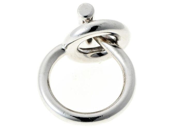 Hermès Echappé MM Bandring aus Silber - Ansicht 3