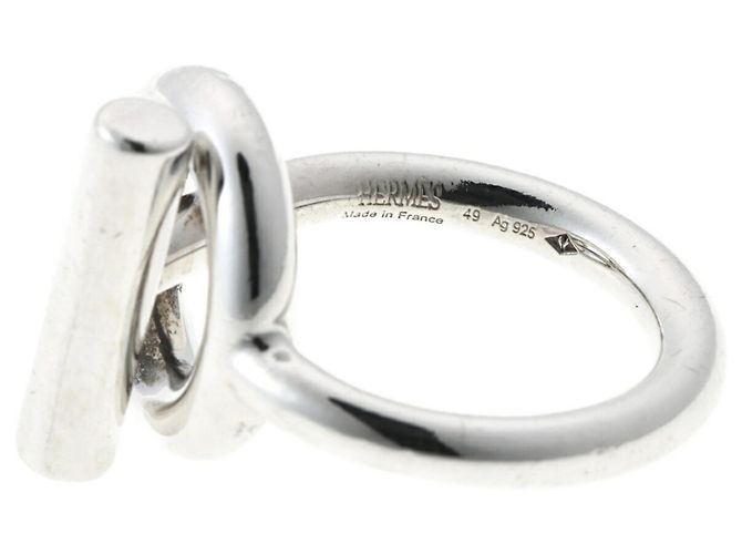 Hermès Echappé MM Bandring aus Silber - Ansicht 4
