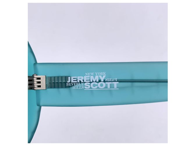 Jeremy Scott Gafas de sol oversize JSPool/3 azules de Linda Farrow 145 mm Turquesa - vista 5