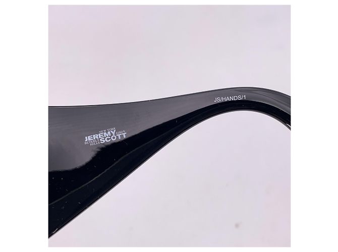 Jeremy Scott Gafas de sol JS/HANDS/1 negras de Linda Farrow Negro - vista 4