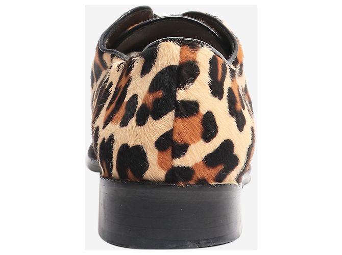 Marni Scarpe in pelo di vitello con stampa leopardata neutra - taglia EU 40 - vista 3