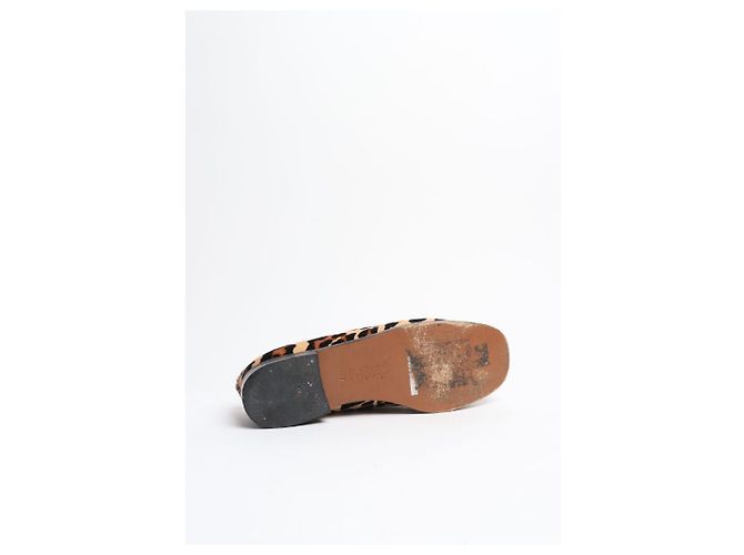 Marni Scarpe in pelo di vitello con stampa leopardata neutra - taglia EU 40 - vista 4