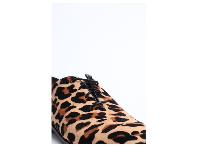 Marni Scarpe in pelo di vitello con stampa leopardata neutra - taglia EU 40 - vista 5