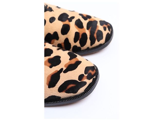 Marni Scarpe in pelo di vitello con stampa leopardata neutra - taglia EU 40 - vista 6