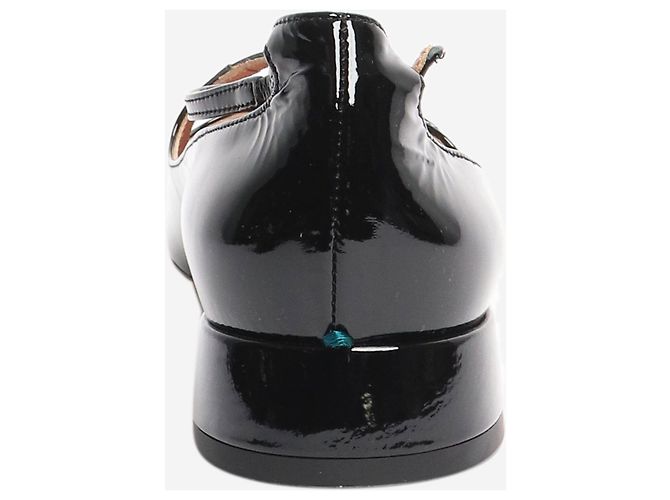 Autre Marque Schwarze Lacklederschuhe mit Absatz - Größe EU 40 - Ansicht 3
