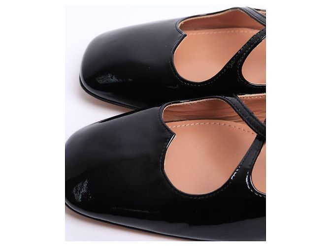 Autre Marque Schwarze Lacklederschuhe mit Absatz - Größe EU 40 - Ansicht 5
