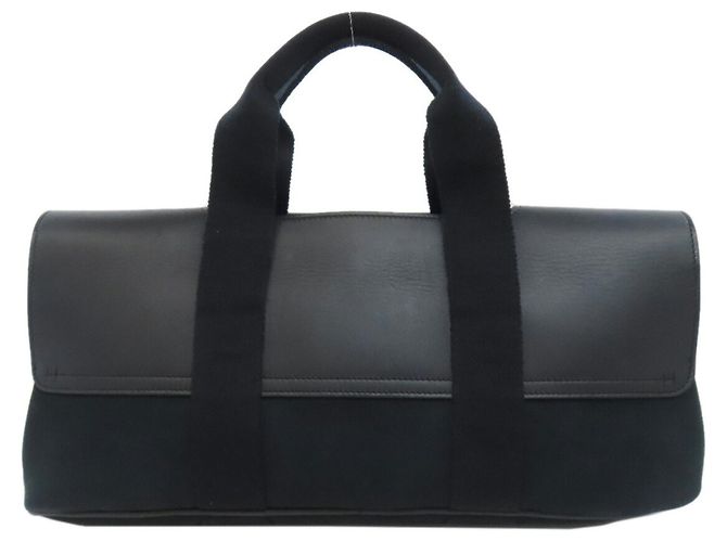 Borsa a mano Hermès Valparaiso Long MM Nero - vista 2