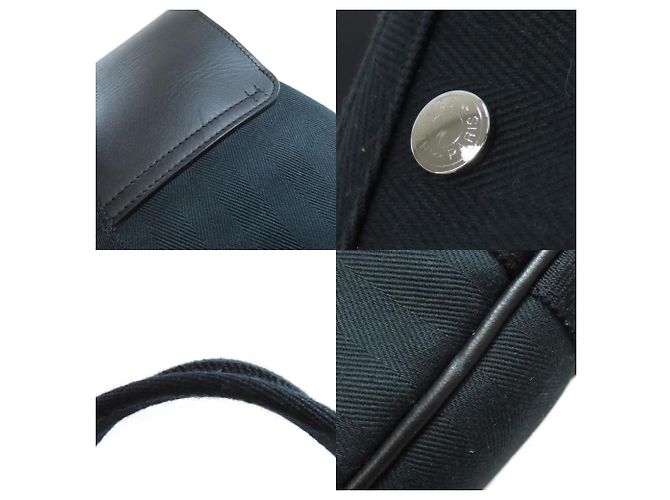 Borsa a mano Hermès Valparaiso Long MM Nero - vista 9