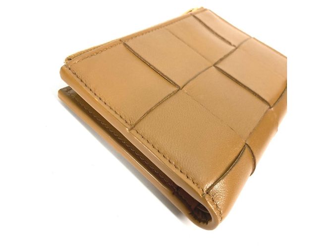 Billetera Compacta Cassette 667130 Bottega Veneta Beige - vista 6