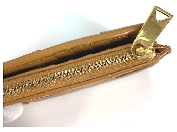 Billetera Compacta Cassette 667130 Bottega Veneta Beige - vista 7
