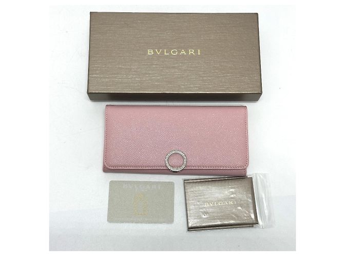 Bulgari Monedero de cuero rosa Bvlgari - vista 15
