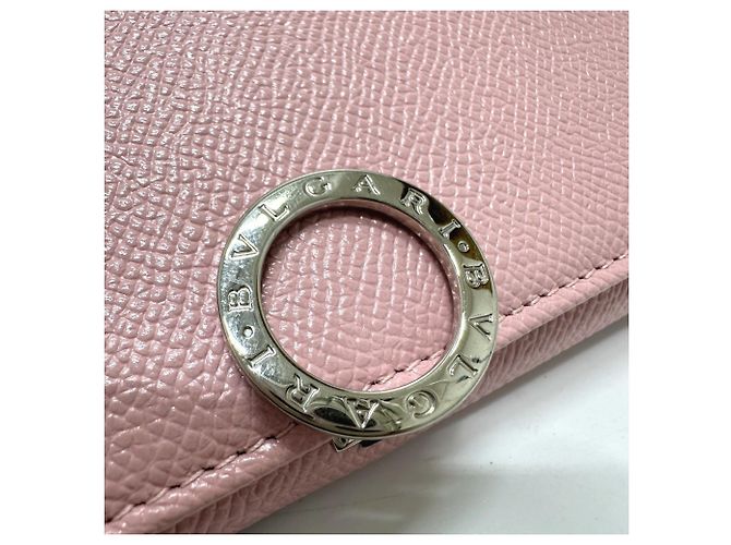 Bulgari Monedero de cuero rosa Bvlgari - vista 5