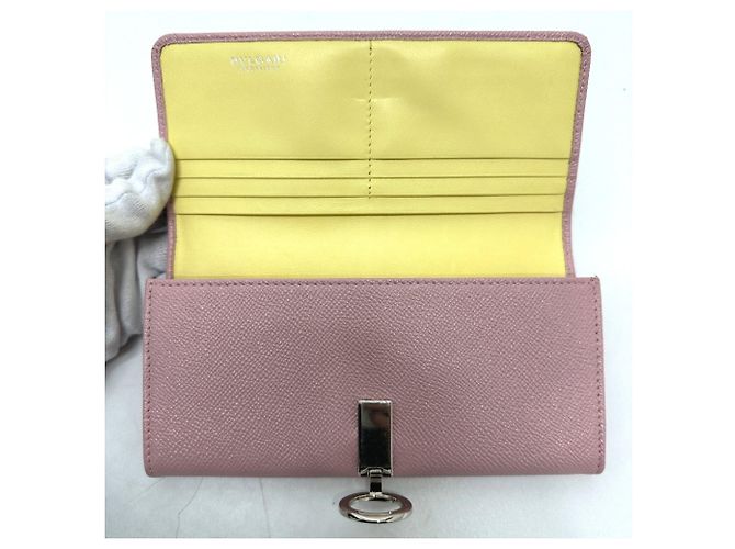 Bulgari Monedero de cuero rosa Bvlgari - vista 7