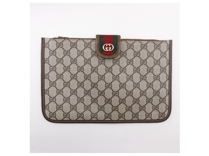 Borsa marrone Gucci della linea Sherry - vista 14