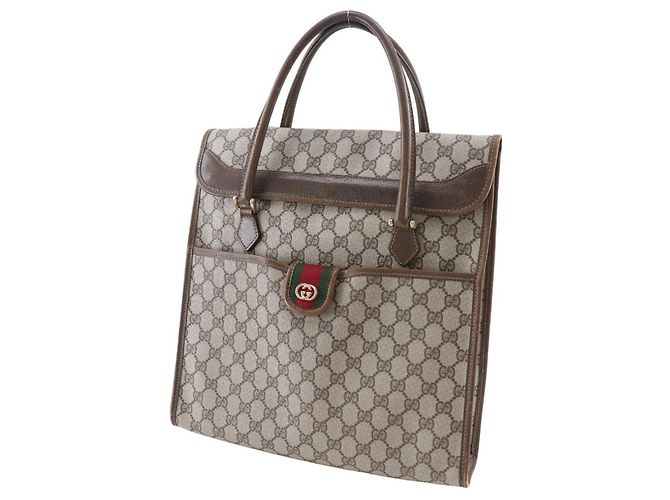 Borsa marrone Gucci della linea Sherry - vista 2