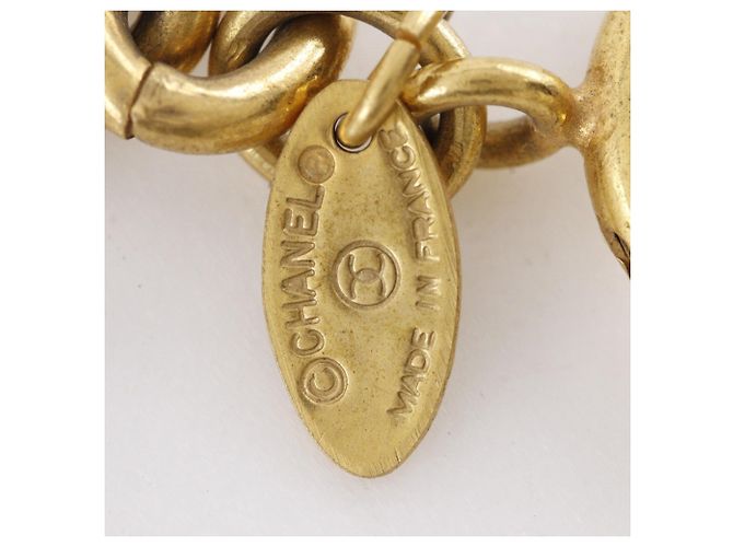Collana in Oro Placcato Matelassé Chanel D'oro - vista 11