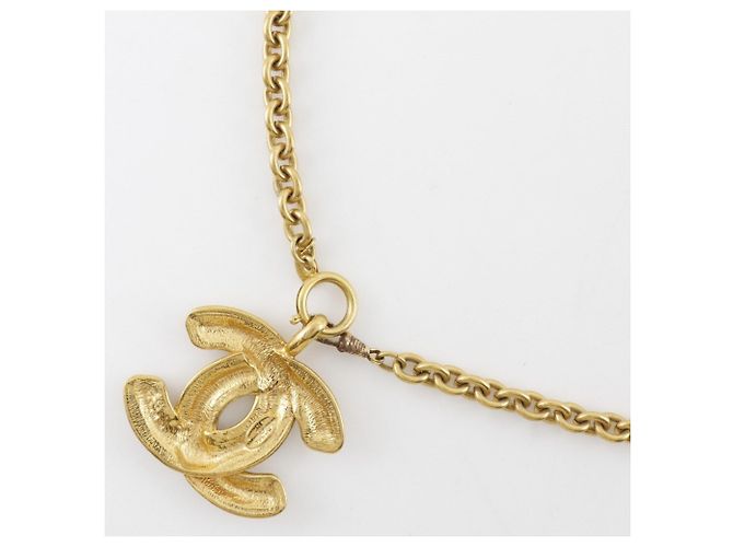 Collana in Oro Placcato Matelassé Chanel D'oro - vista 3