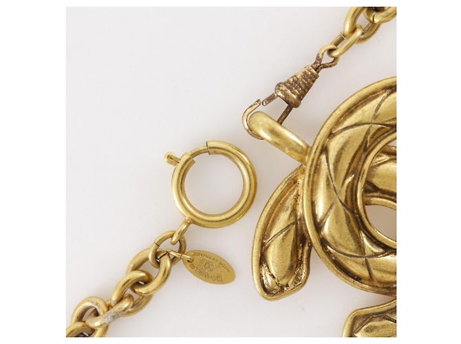 Collana in Oro Placcato Matelassé Chanel D'oro - vista 5
