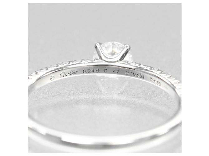 Anello Etincel di Cartier in Platino con Diamanti - vista 4