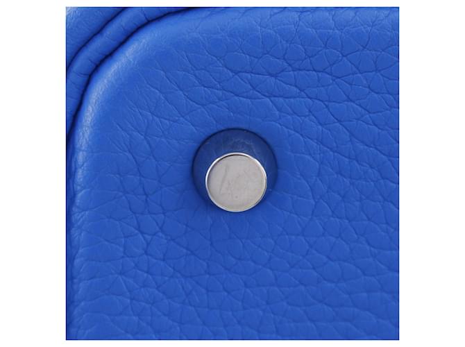 Borsa Hermès Picotin Lock MM Blu - vista 10