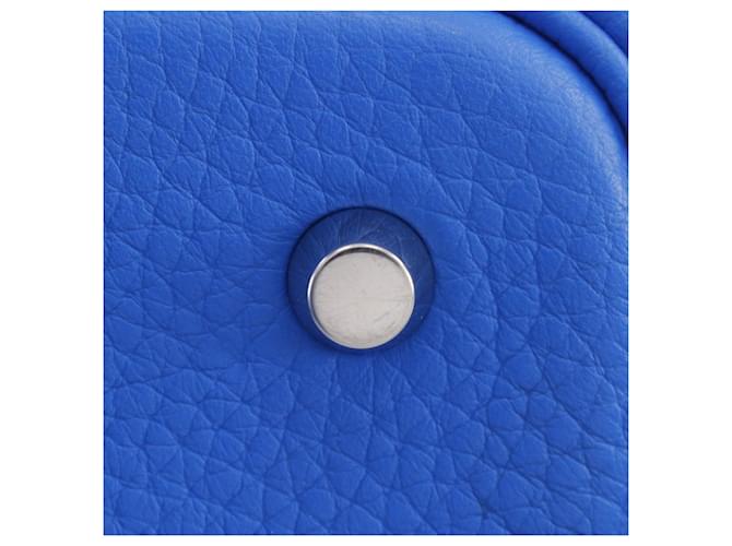 Borsa Hermès Picotin Lock MM Blu - vista 11