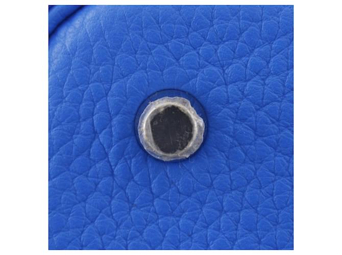 Borsa Hermès Picotin Lock MM Blu - vista 12