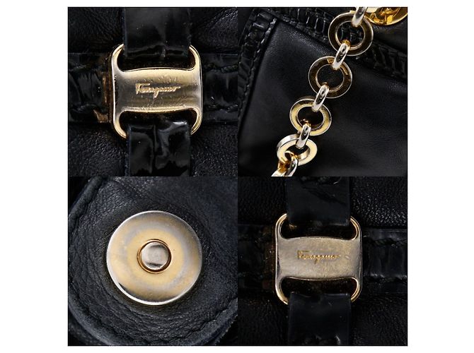 Borsa Vara di Salvatore Ferragamo Nero - vista 13