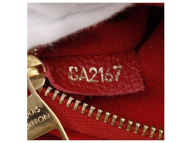 Saint Praseed Schultertasche von Louis Vuitton Braun Rot Fuschia - Ansicht 19