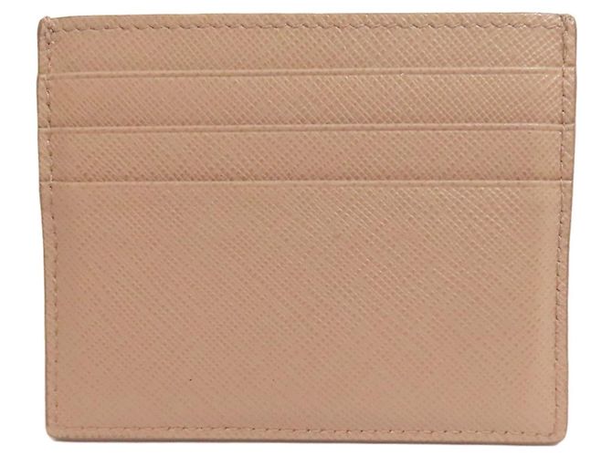 Saffiano Tarjetero Lip Spider 1MC025 de Prada Beige - vista 2