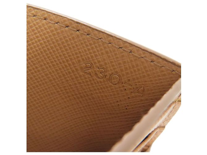 Saffiano Tarjetero Lip Spider 1MC025 de Prada Beige - vista 6