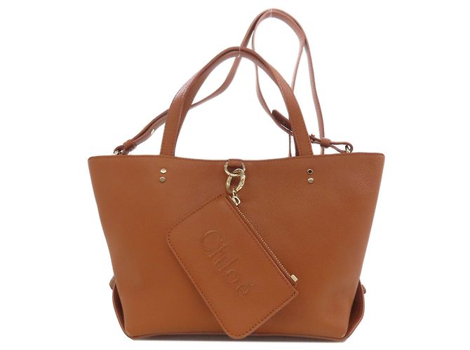Borsa in pelle marrone Chloé - vista 11
