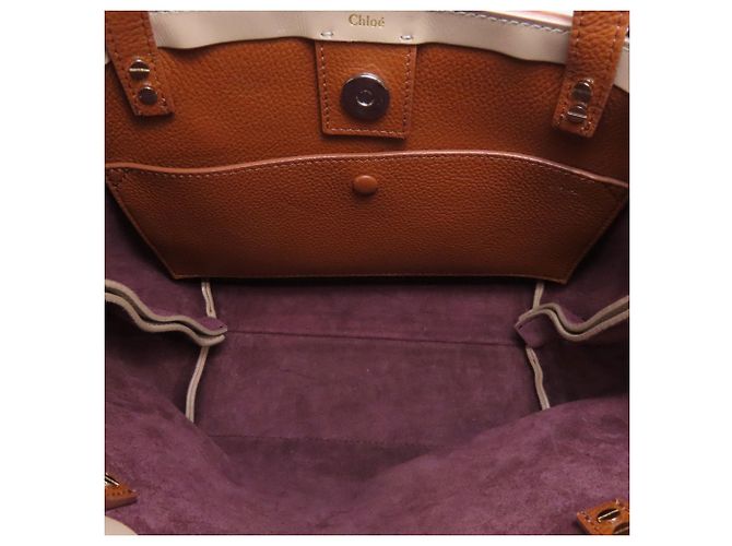 Borsa in pelle marrone Chloé - vista 5