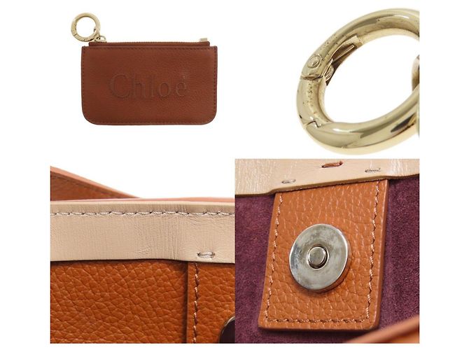 Borsa in pelle marrone Chloé - vista 7