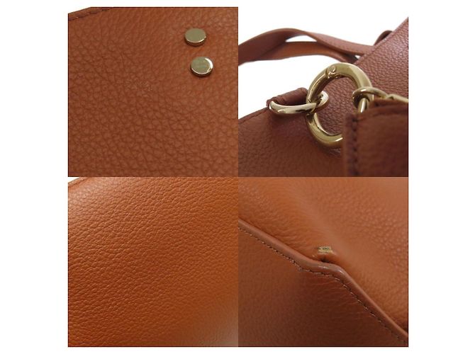 Borsa in pelle marrone Chloé - vista 9