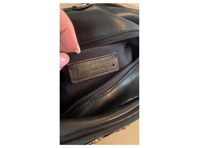 Borsa Yves Saint Laurent in pelle nera Nero - vista 5