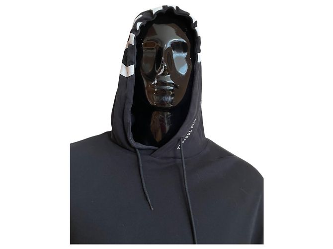 Moletom HUGO BOSS – Preto com Logo Contrastante - vista 3