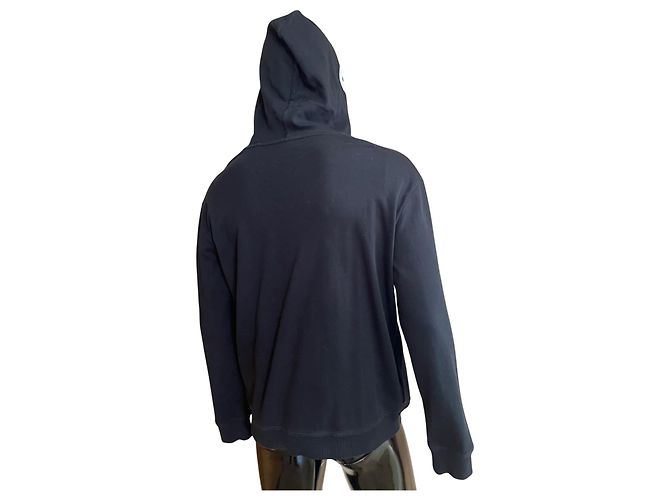 Moletom HUGO BOSS – Preto com Logo Contrastante - vista 4