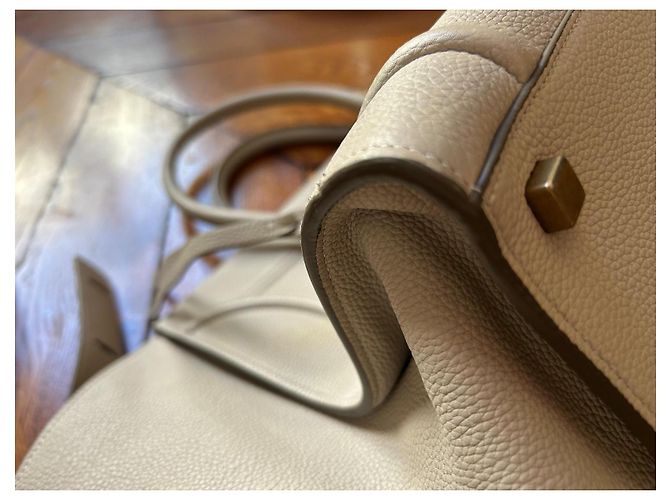Bolsa de mão Céline Phantom em couro cinza - vista 10