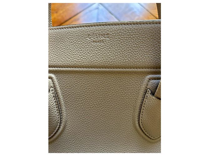 Bolsa de mão Céline Phantom em couro cinza - vista 4