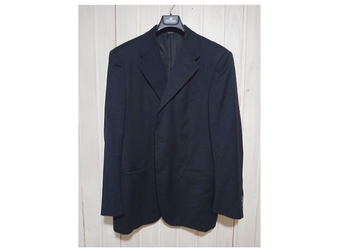 Hermès Navy Blue Wool Blazer - view 6