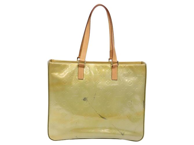 LOUIS VUITTON Monogram Vernis Columbus Tote Bag Grau M91028 LV Auth 141489 - Ansicht 2