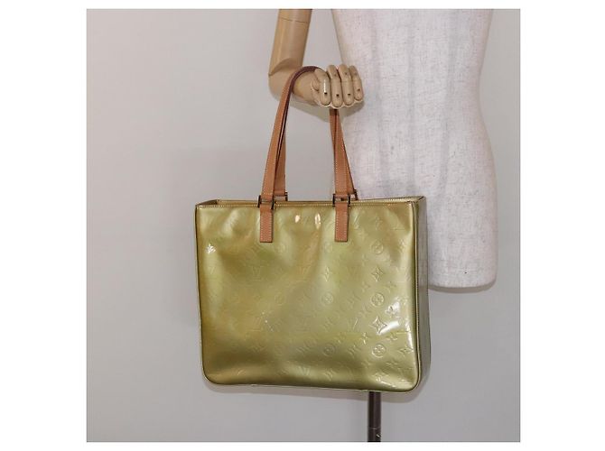 LOUIS VUITTON Monogram Vernis Columbus Tote Bag Grau M91028 LV Auth 141489 - Ansicht 24