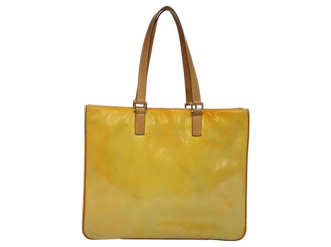 LOUIS VUITTON Monogram Vernis Columbus Tote Bag Grau M91028 LV Auth 141115 - Ansicht 2