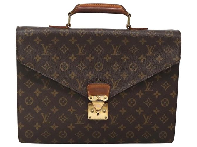LOUIS VUITTON Briefcase Consigliere Monogramma M53331 LV Auth 141889 - vista 13
