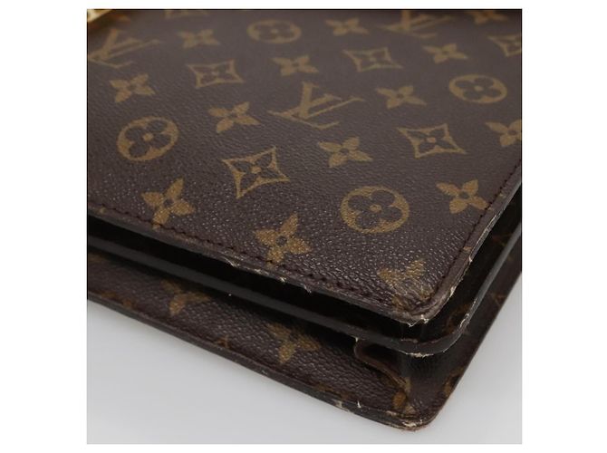 LOUIS VUITTON Briefcase Consigliere Monogramma M53331 LV Auth 141889 - vista 15