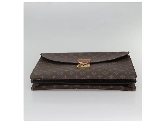 LOUIS VUITTON Briefcase Consigliere Monogramma M53331 LV Auth 141889 - vista 5