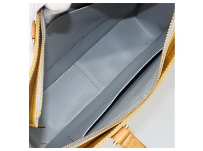 LOUIS VUITTON Monogram Vernis Columbus Tote Bag Gris M91028 LV Auth 142612 Grey - view 11