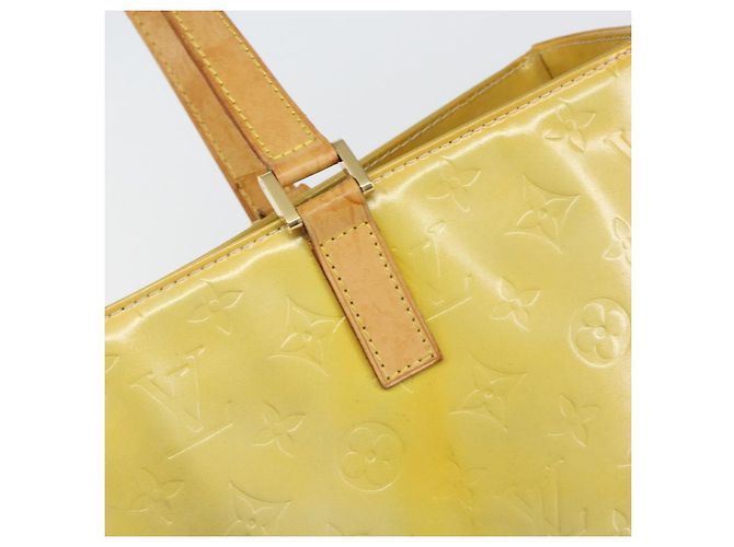 LOUIS VUITTON Monogram Vernis Columbus Tote Bag Gris M91028 LV Auth 142612 Grey - view 18