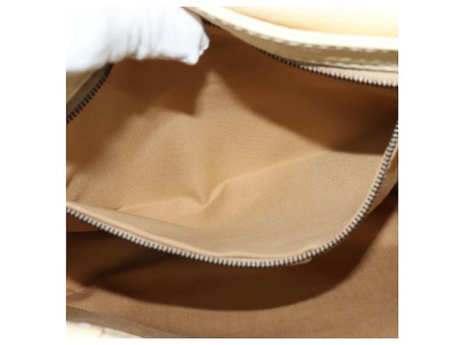 Céline Borsa a Spalla in Pelle CELINE con Borchie Crema Auth 141874 Crudo - vista 22
