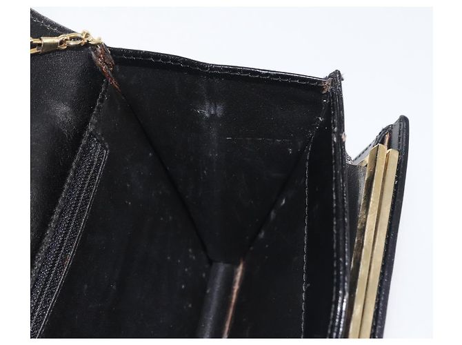 Borsa a spalla in pelle BALLY con catena, nera e dorata, autentica BA4808 Nero D'oro - vista 19